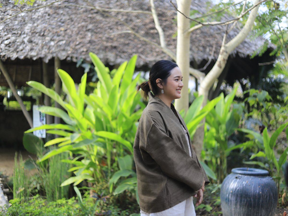 Under the thatched roofs at SangGaDee Space